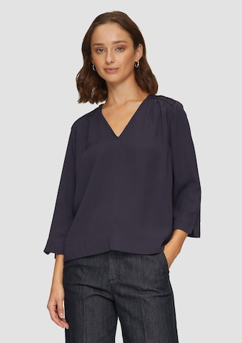 s.Oliver BLACK LABEL - Blusa en azul: frente
