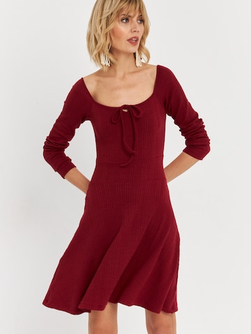 Robe Cool & Sexy en rouge : devant
