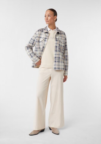 Sweat-shirt comma casual identity en beige