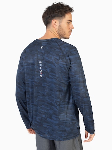 Spyder Functioneel shirt in Blauw