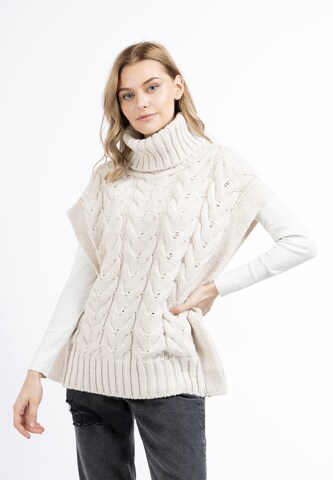 DreiMaster Vintage Sweater in White: front