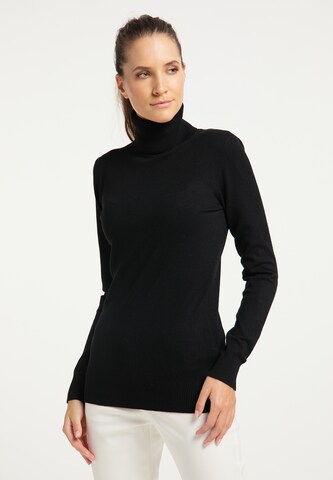 DreiMaster Klassik Pullover in Schwarz: predná strana