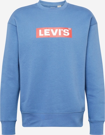 LEVI'S ® Sweatshirt 'Relaxd Graphic Crew' in Blue: front