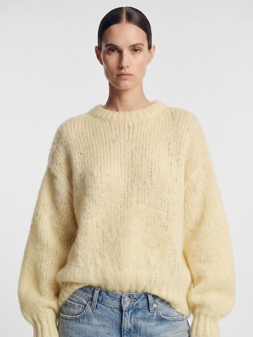 americandreams Oversized Sweater 'Leonnie' in Yellow