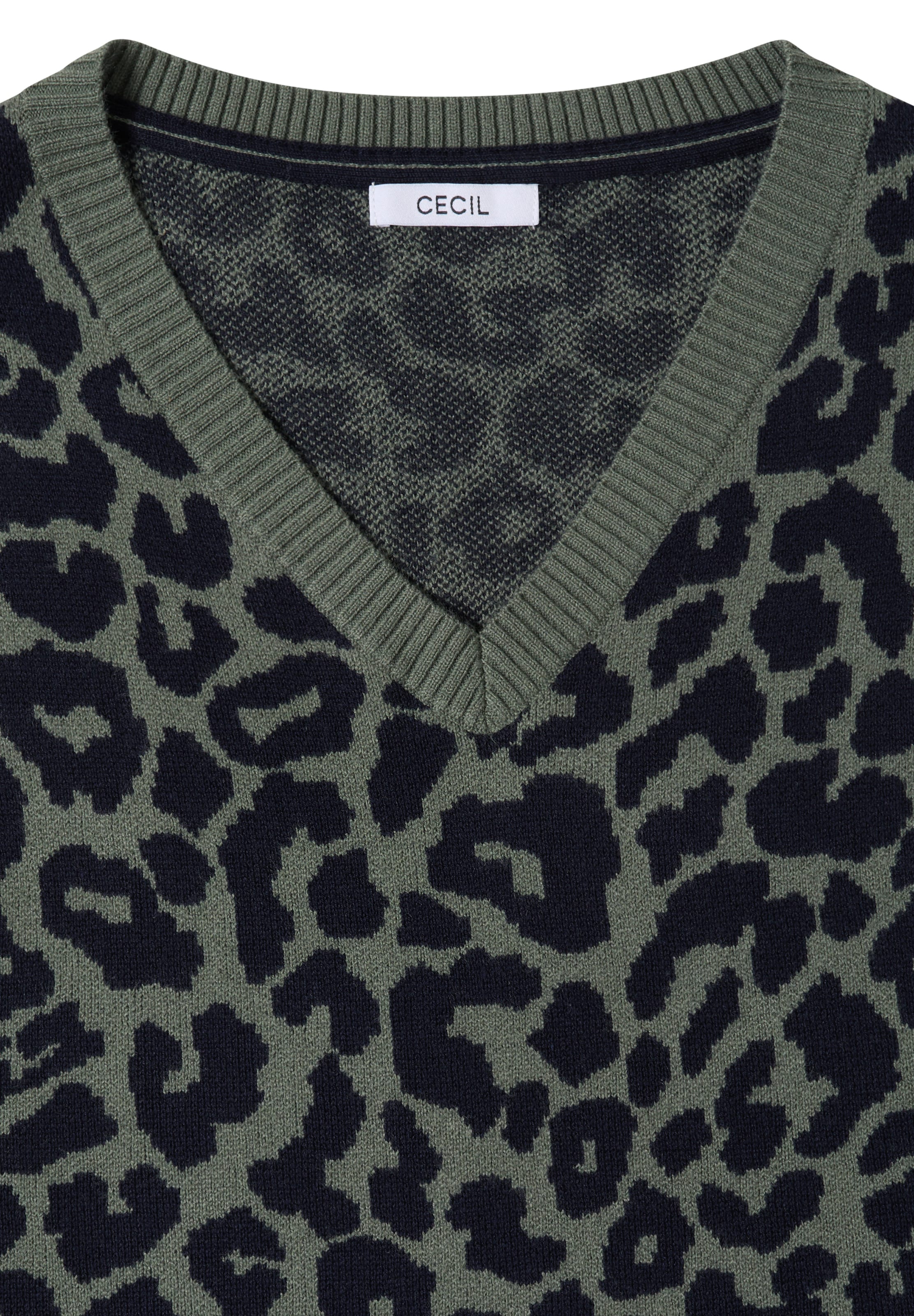 CECIL Pullover in Grün