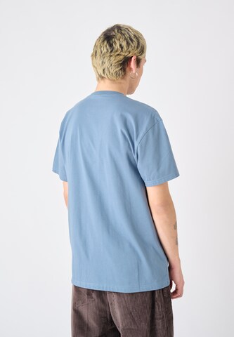 Cleptomanicx T-Shirt 'Runner' in Blau
