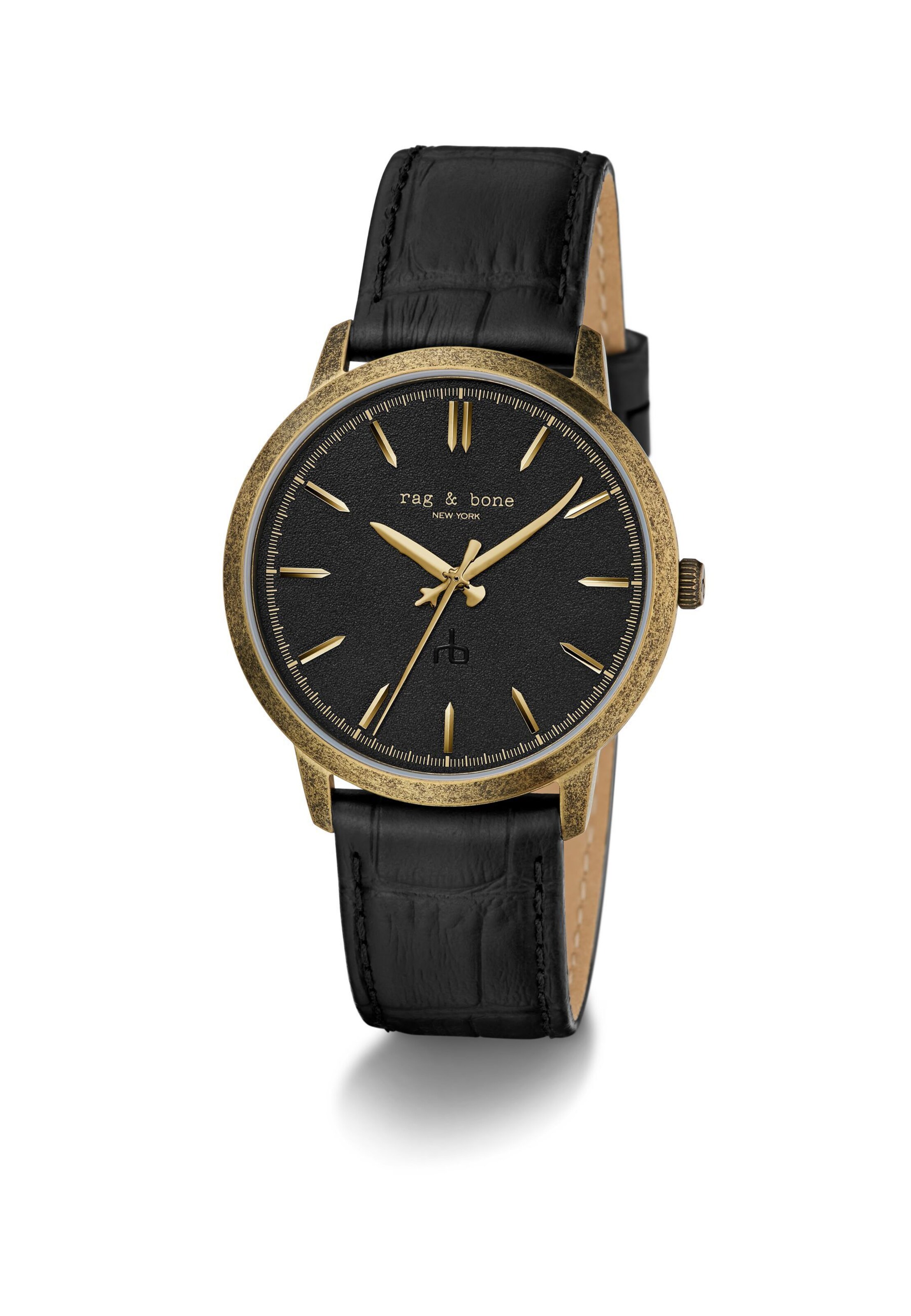 rag & bone Analog watch 'Manston' in Black