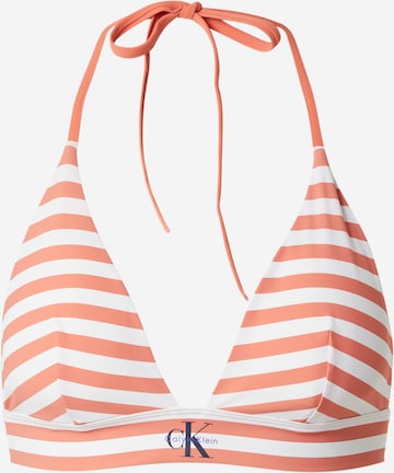 oranžinė Calvin Klein Swimwear Trikampė Bikinio viršutinė dalis: priekis