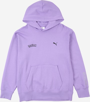 PUMA Свитшот 'PUMA X POKEMON' в Лиловый: спереди