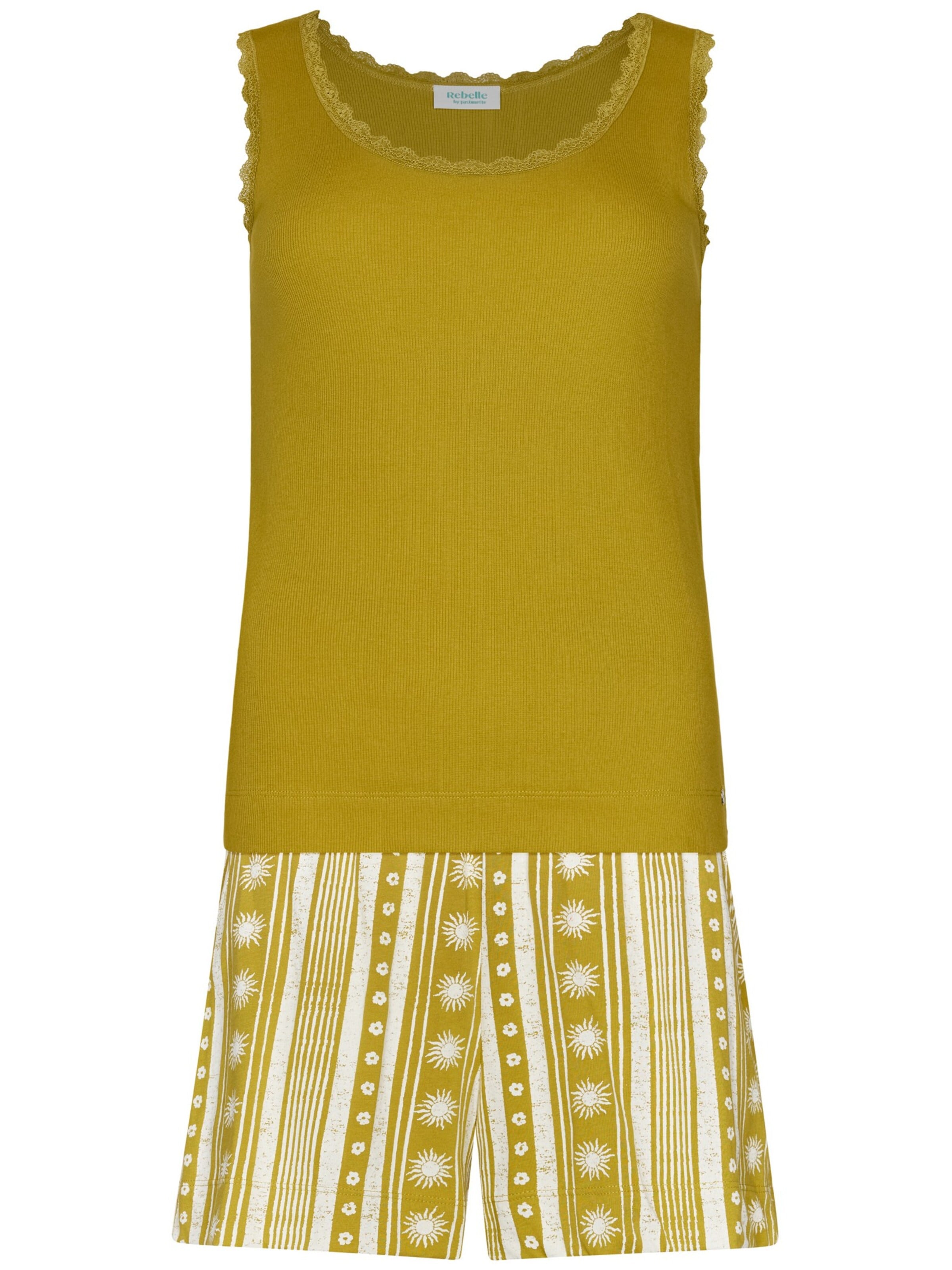 Rebelle Pajama in Green: front