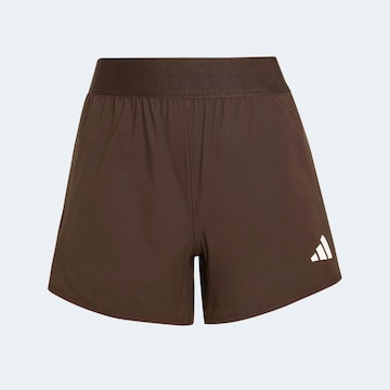 ADIDAS PERFORMANCE Regular Pants in Brown: front