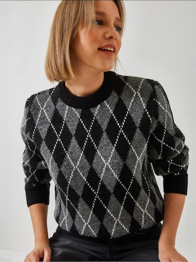 Bianco Lucci Pull-over 'Pullover' en S-M en mélange de couleurs, Vue avec produit