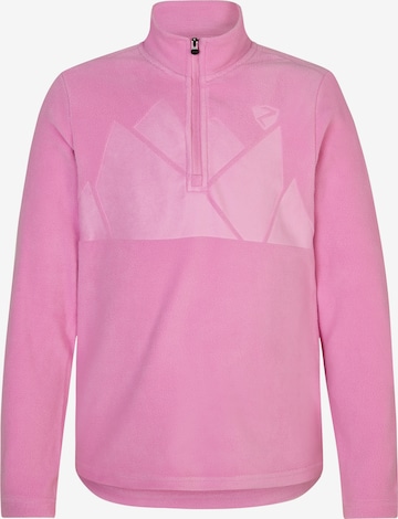 ZIENER Athletic Sweater 'JONKI' in Pink: front