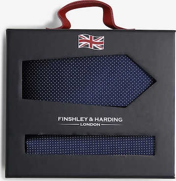Finshley & Harding London Stropdas in Blauw: voorkant