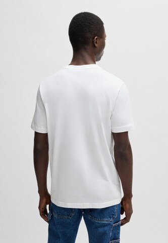 BOSS T-Shirt 'Spiderbat' in Weiß