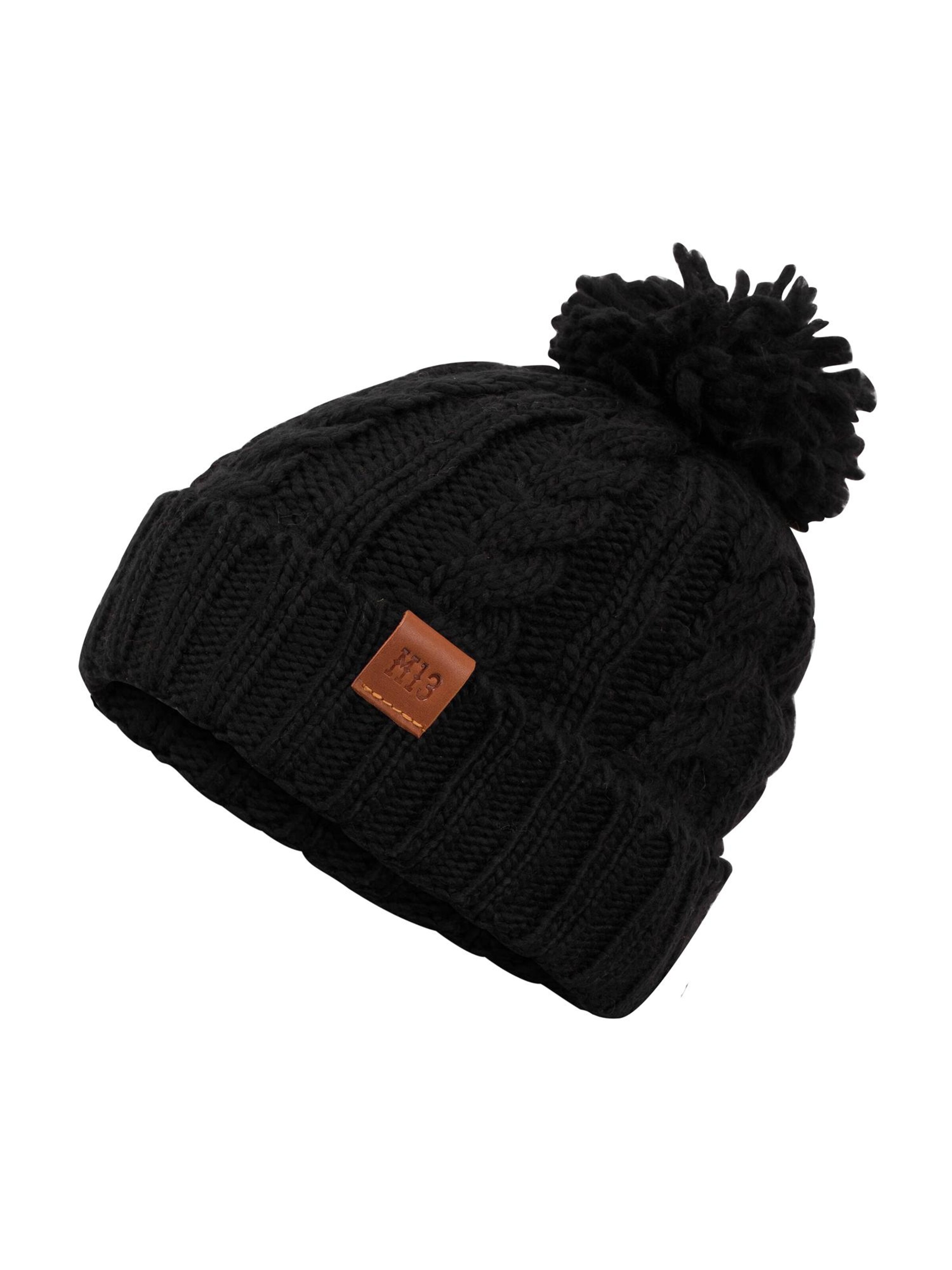 Manufaktur13 Beanie 'Rough Knit' in Black