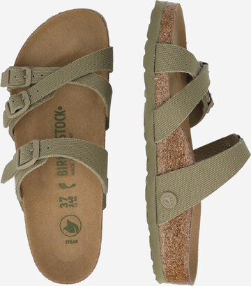 BIRKENSTOCK Pantofle 'Franca' – zelená