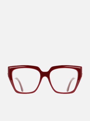 FERRAGAMO Zonnebril in Rood: voorkant