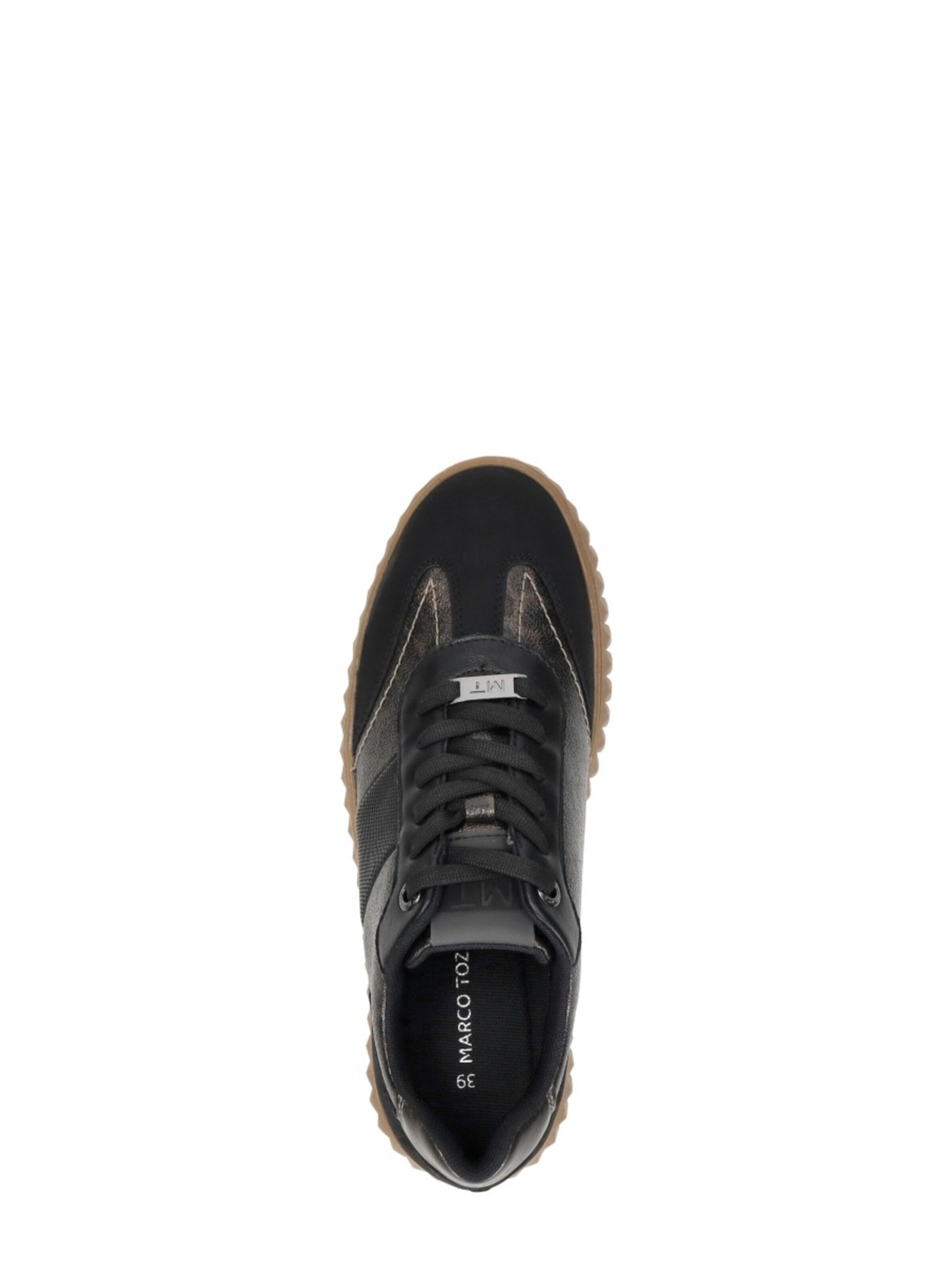MARCO TOZZI Sneakers laag 'Sneakers Laag' in Zwart