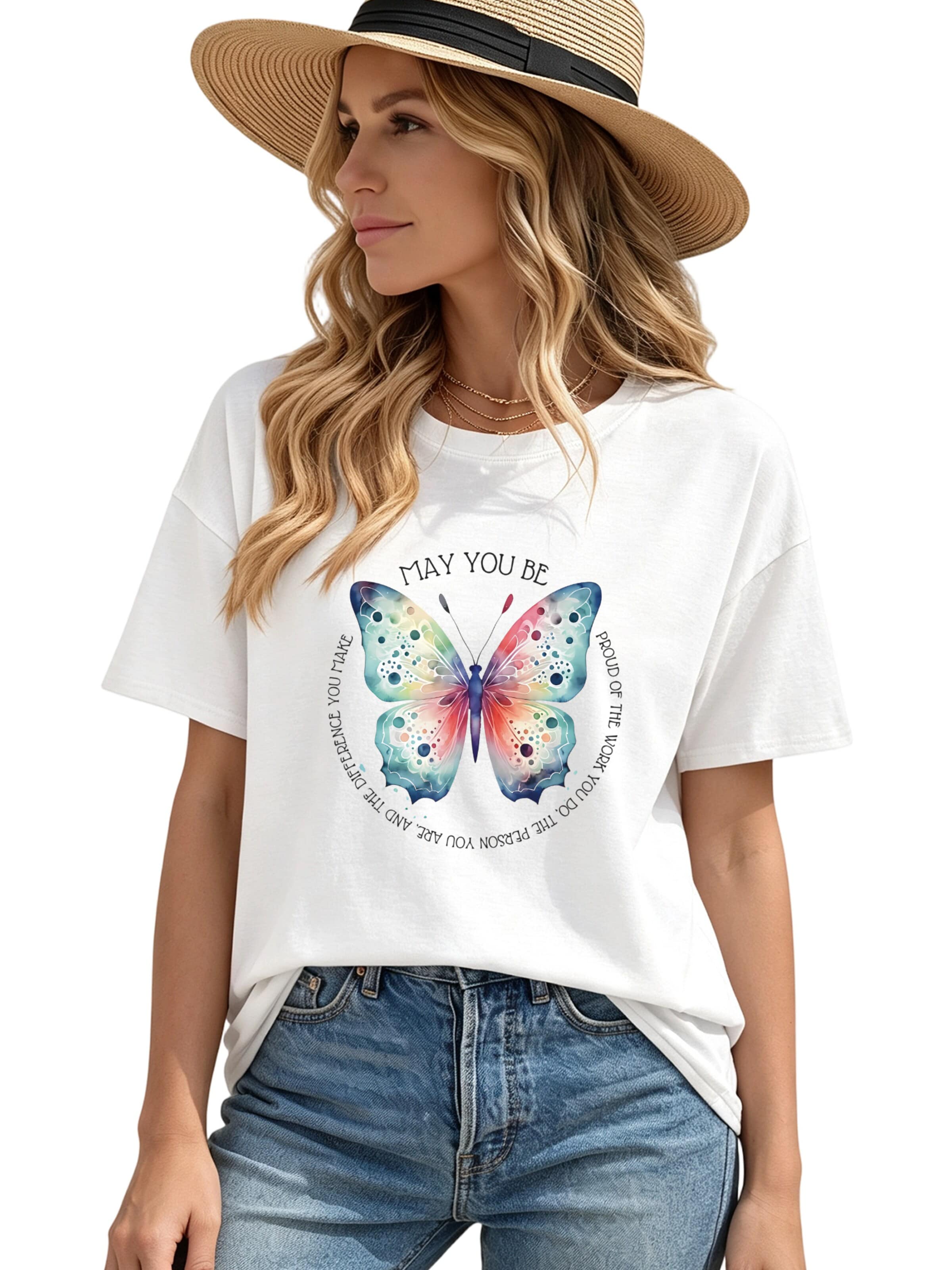 T-shirt GORHEY en blanc : devant