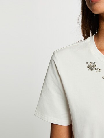 Maglietta '261-DMARE' di Morgan in bianco