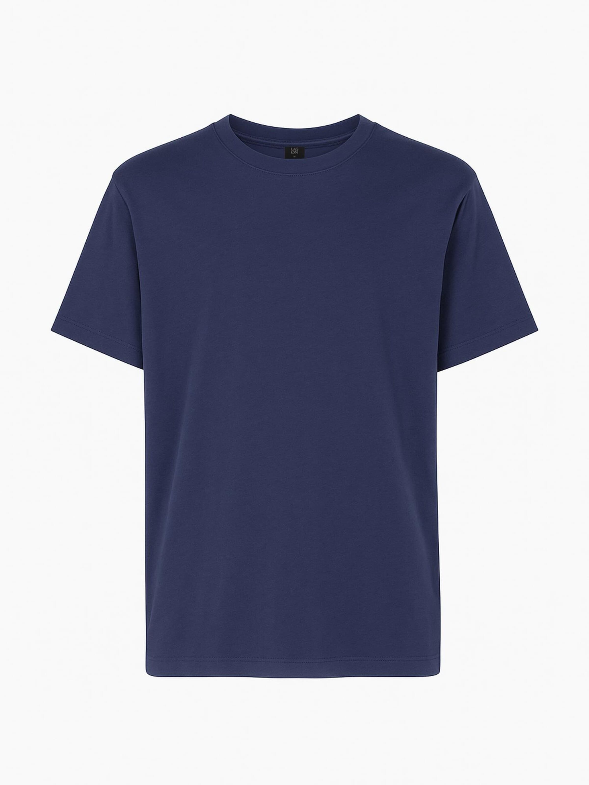 LAGØN - Camiseta en azul: frente