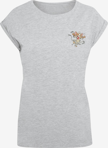 ABSOLUTE CULT Shirt 'Tom And Jerry - Frankenstein Jerry' in Grey: front
