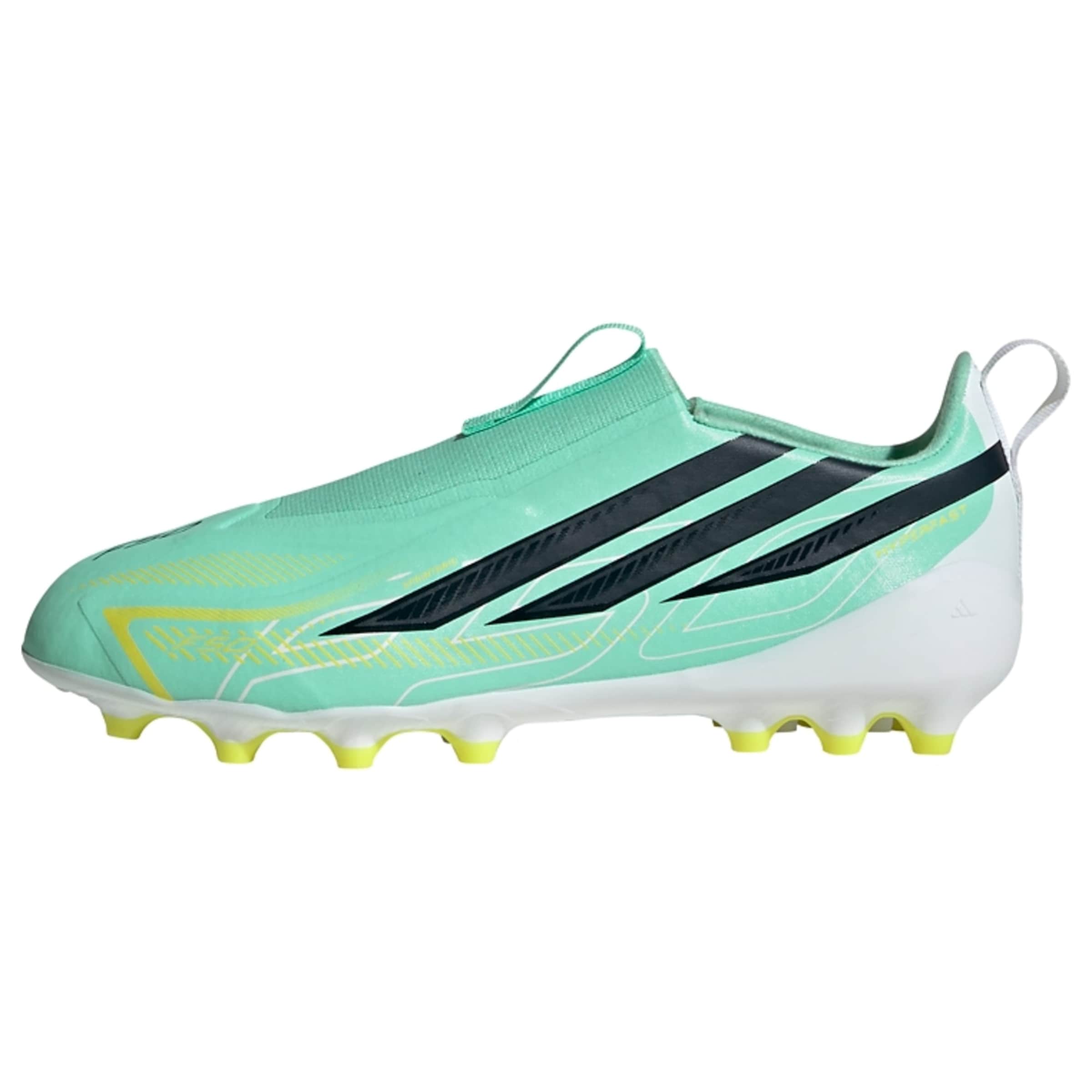 ADIDAS PERFORMANCE Sportovní boty 'F50 Hyperfast League' – zelená: přední strana