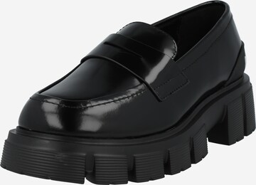 Love Moschino - Sapato Slip-on em preto: frente