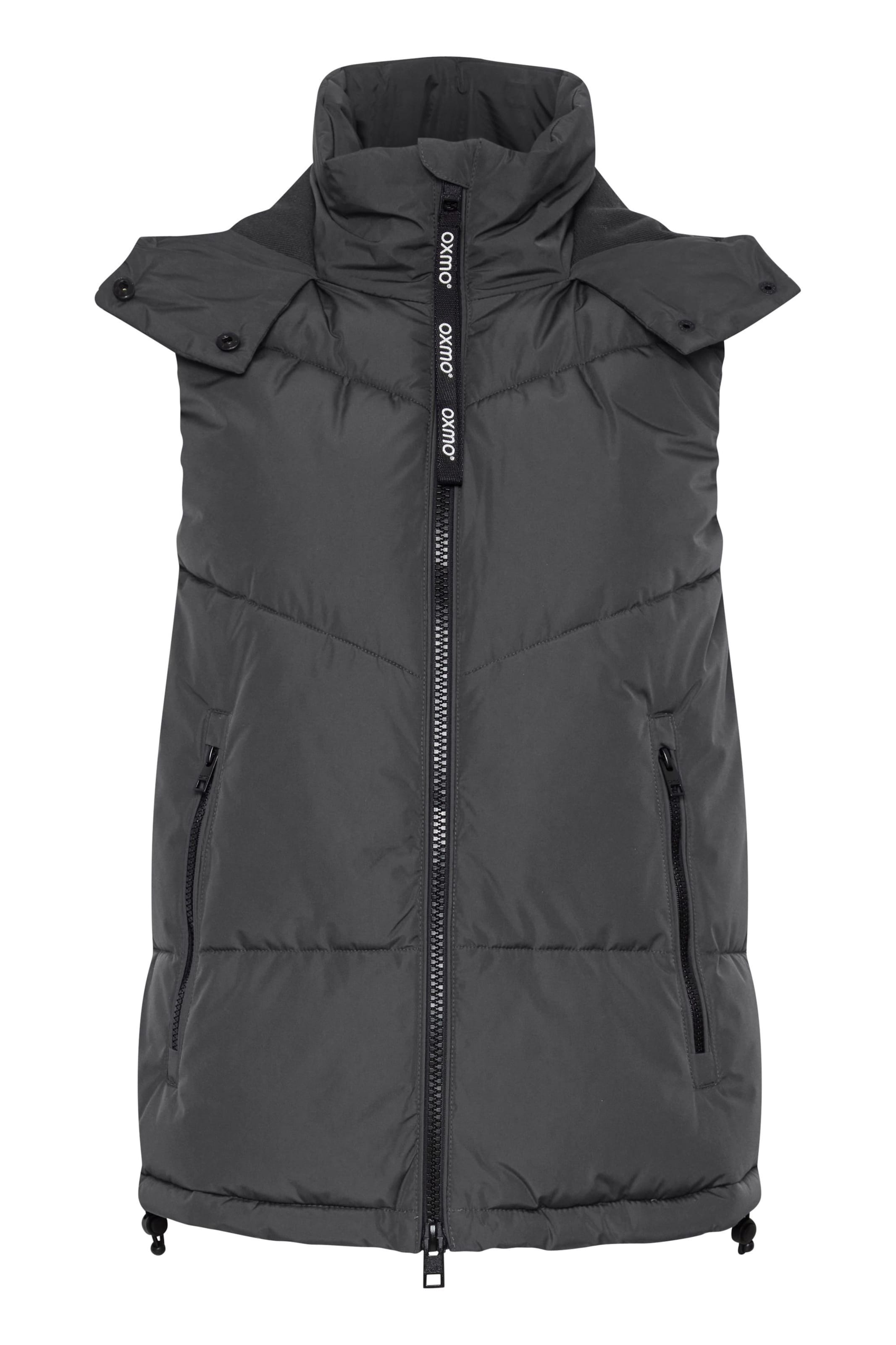 Oxmo - Chaleco 'Juliette' en gris: frente