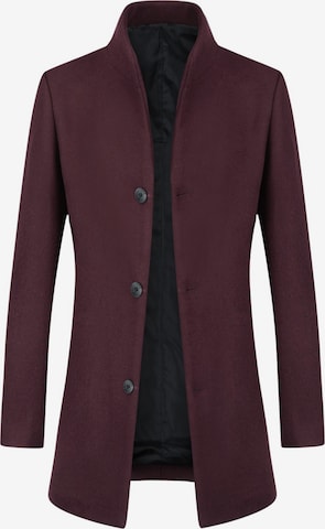 ALLTHEMEN Winter Coat 'Tuchfühlung' in Red: front
