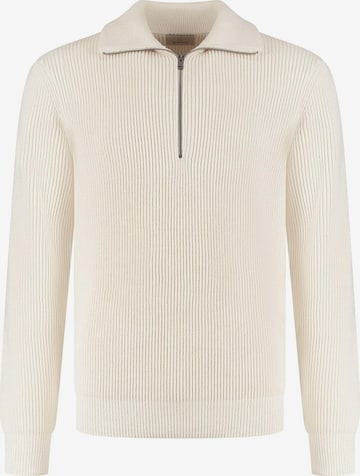 Dstrezzed Pullover 'Josiah' in Weiß: Vorderseite