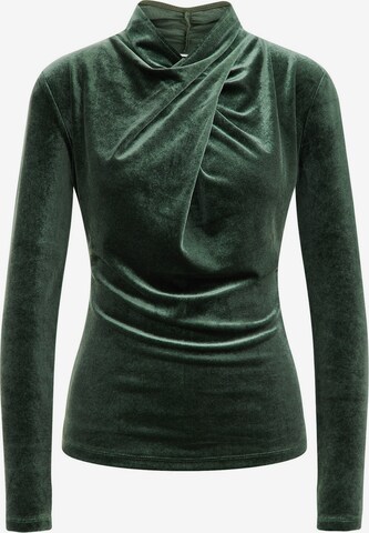 T-shirt WE Fashion en vert : devant