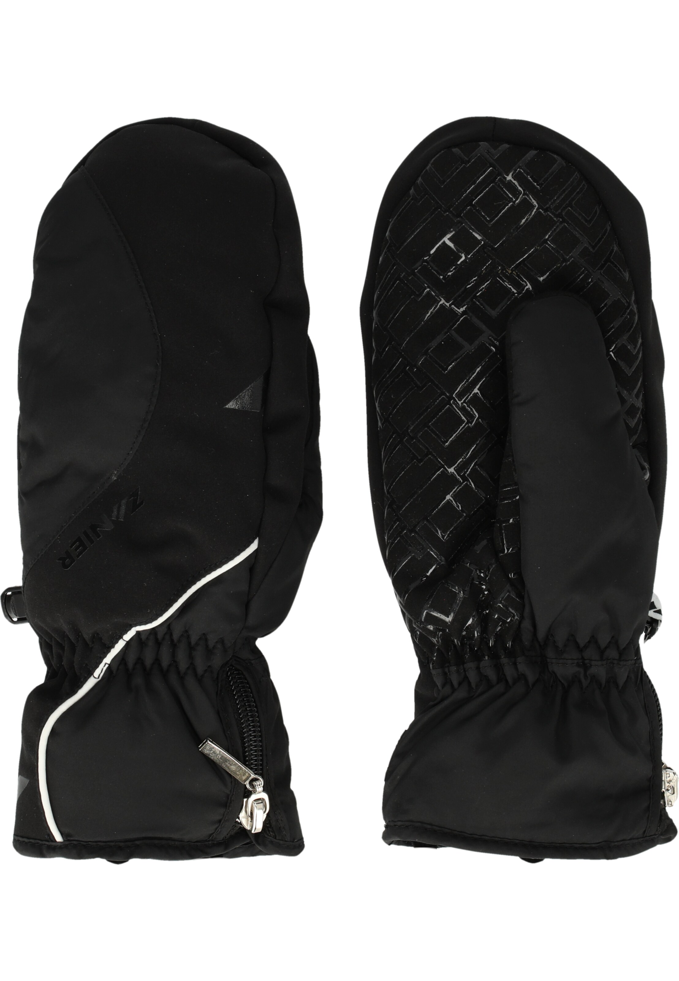 Zanier Athletic Gloves 'Seefeld STX' in Black: front