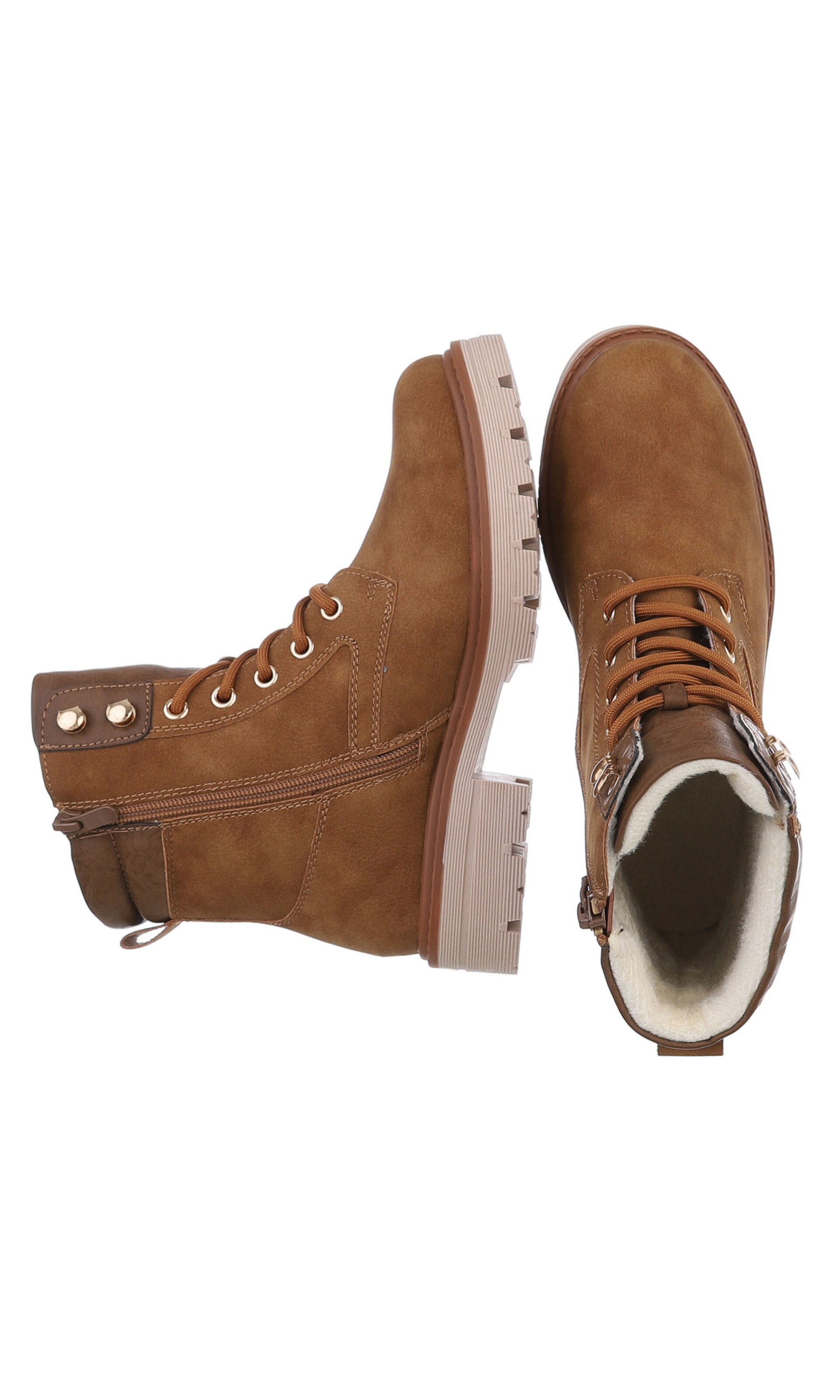 Ital-Design Stiefelette in Braun