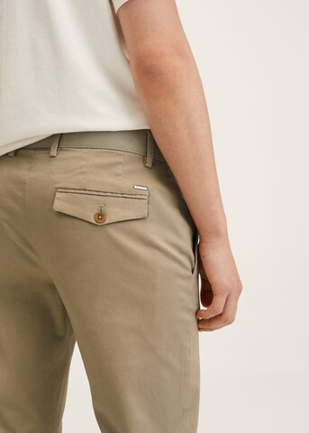 MANGO MAN Regular Hose 'Prato' in Beige