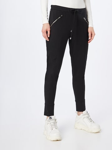 BRAX Slim fit Pants 'Morris' in Black: front