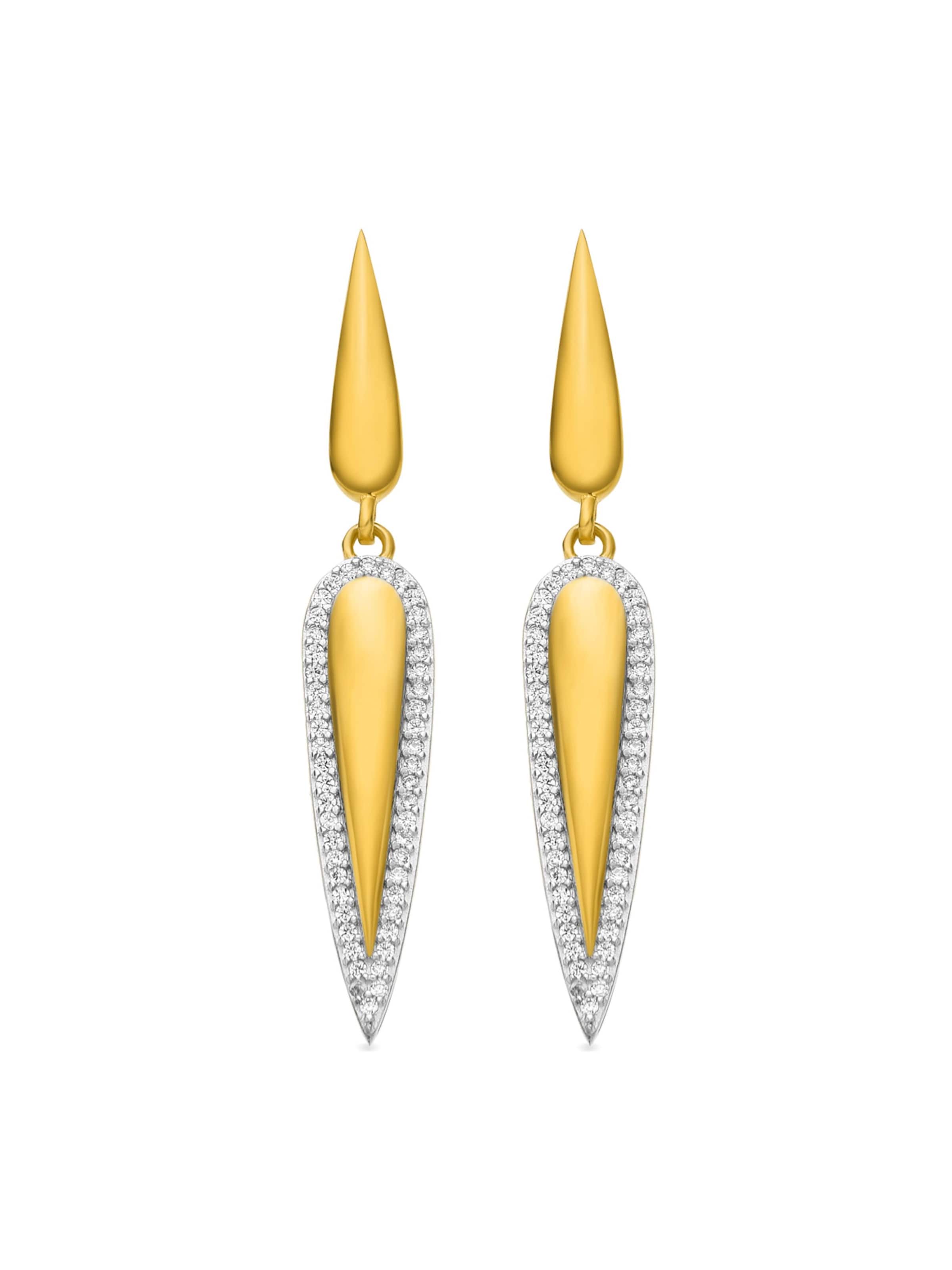 Boucles d'oreilles 'Omiya' Luxenter en or : devant