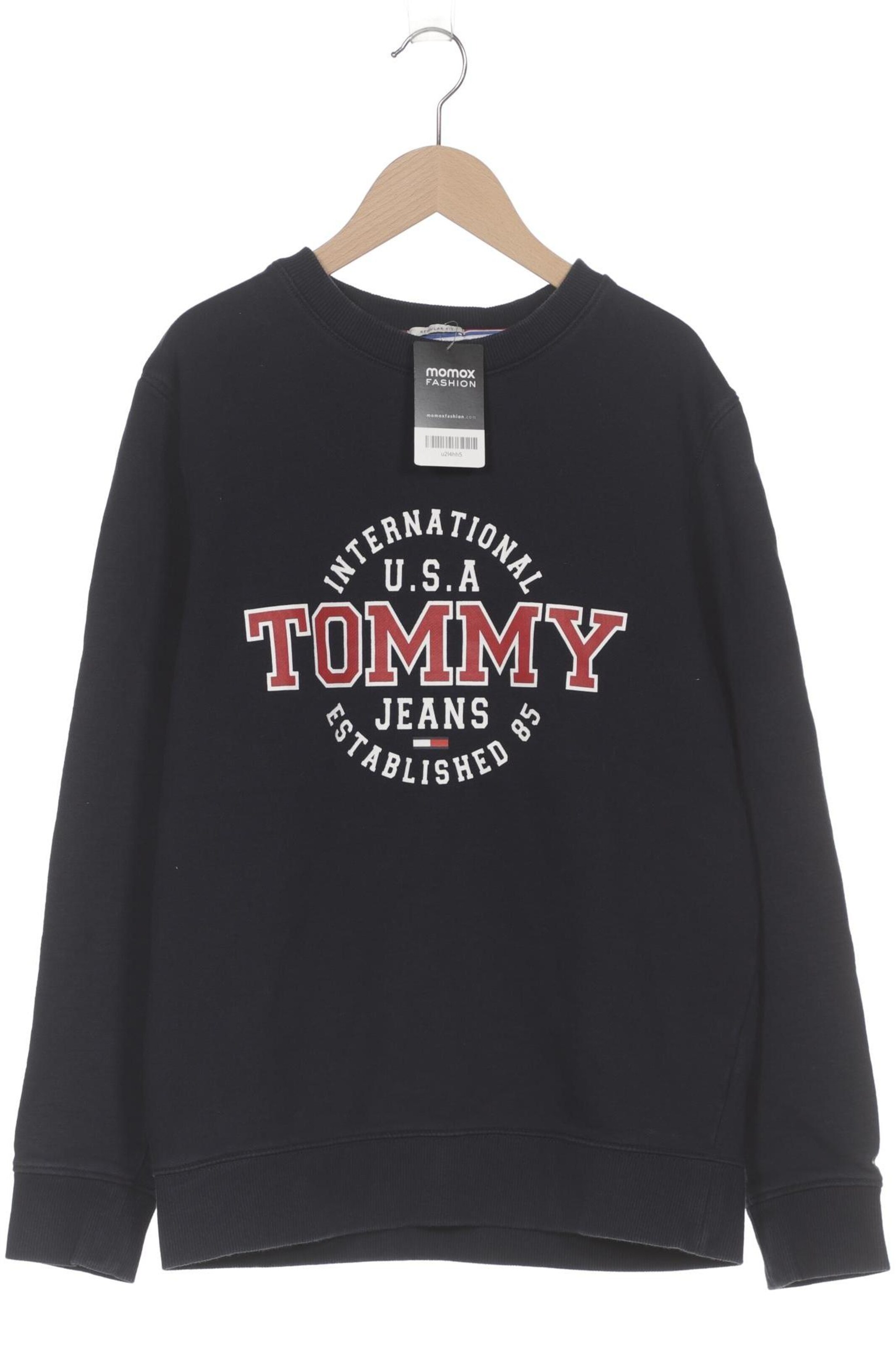 Tommy Jeans Sweatshirt & Zip-Up Hoodie in M in Blue: front