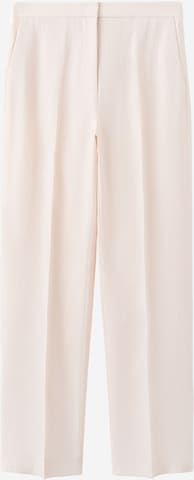 MANGO Wide Leg Hose 'Boreli' in Beige: Vorderseite