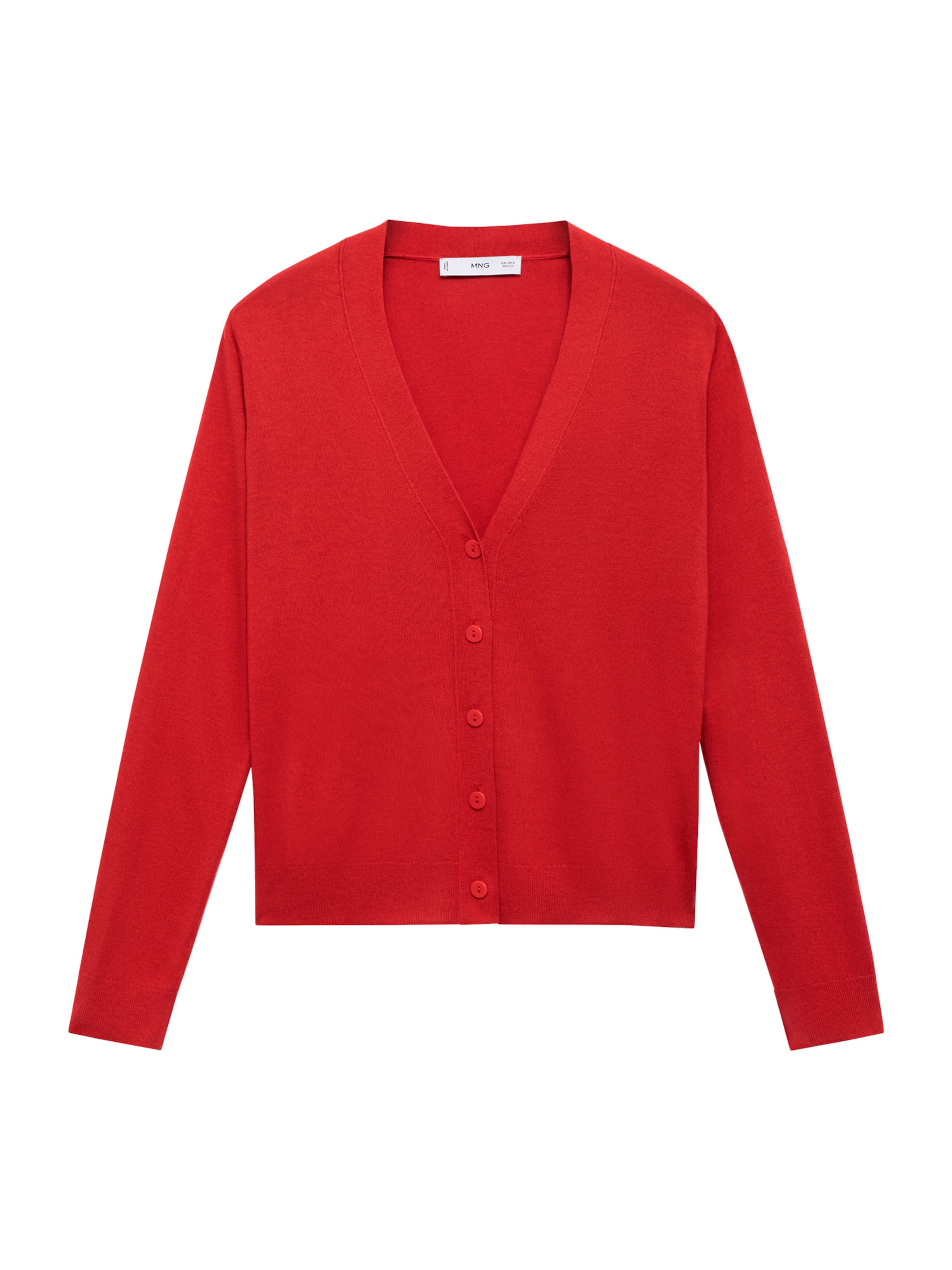 MANGO Cardigan 'LUCCAV' i orange: forside