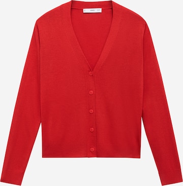 Geacă tricotată 'LUCCAV' de la MANGO pe portocaliu: față