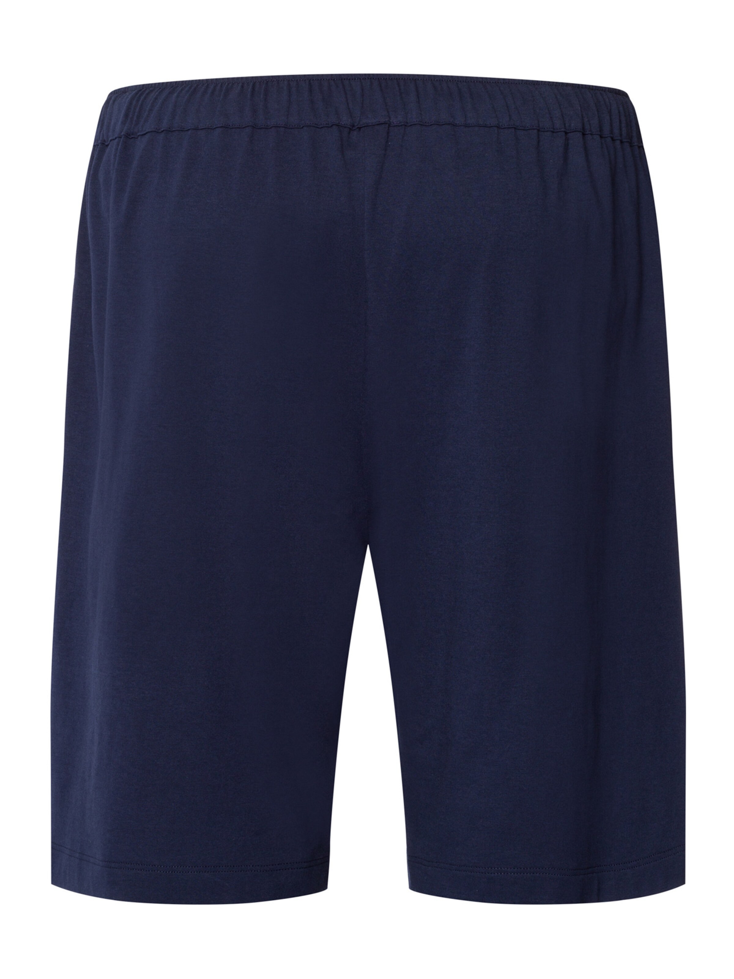 Hanro Pyjamashorts ' Night & Day ' in Blau