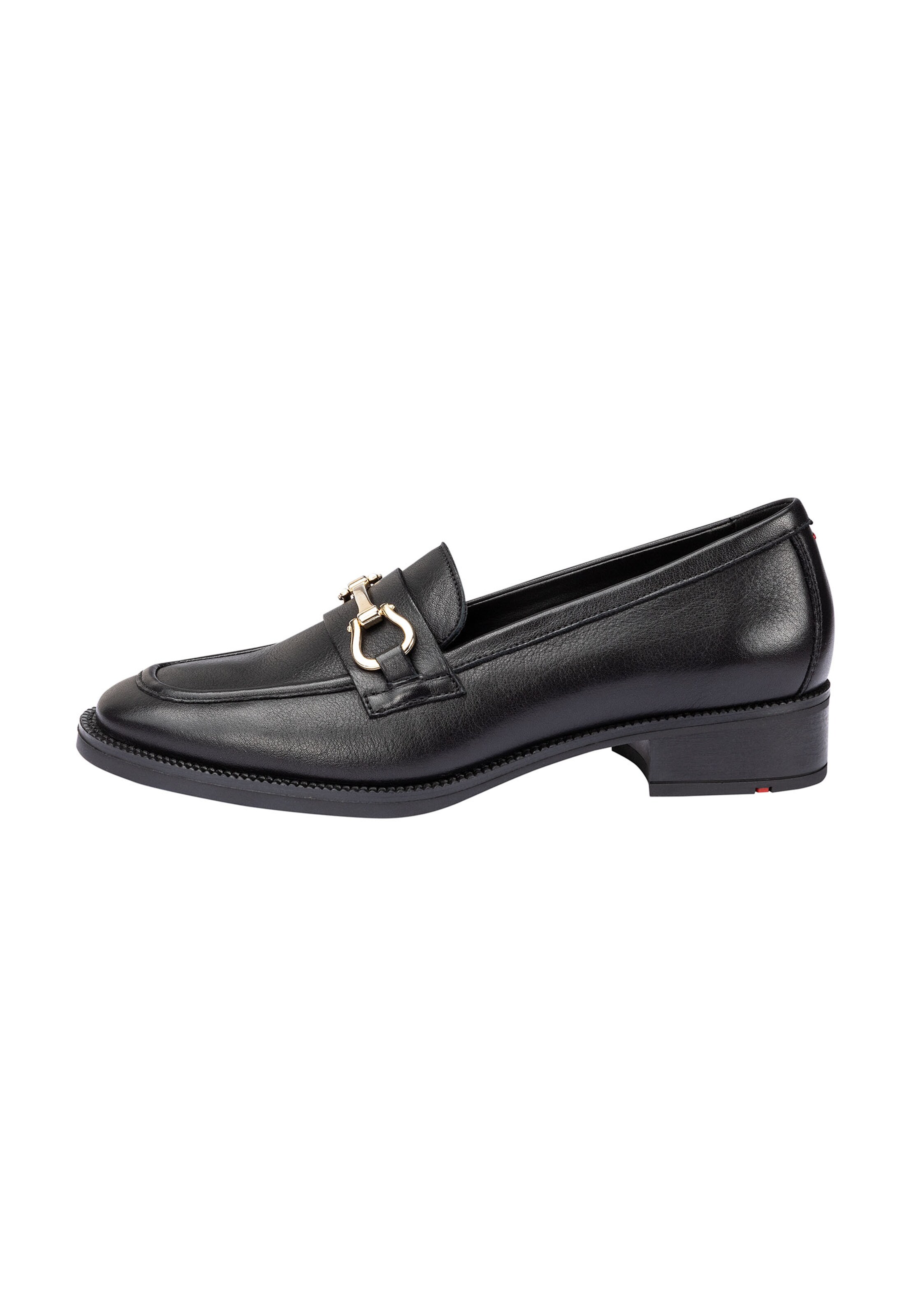 LLOYD Classic Flats in Black: front