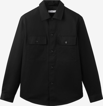 MANGO MAN Comfort Fit Hemd 'Roberto' in Schwarz: Vorderseite