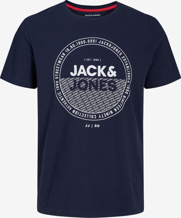 Tricou 'RALF' de la JACK & JONES pe albastru: față