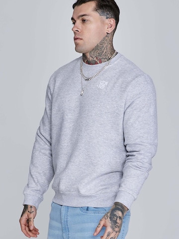 SikSilk Bluzka sportowa 'Essentials' w kolorze szary: przód
