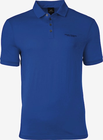 ARMANI EXCHANGE Poloshirt in Blau: predná strana