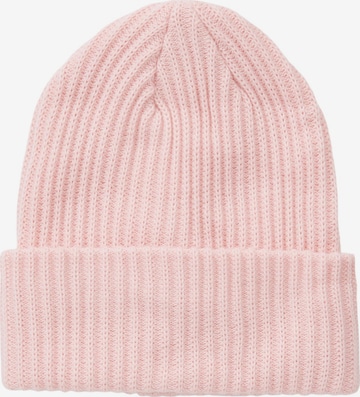 PIECES Beanie 'Hexo' in Pink: front