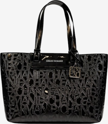 ARMANI EXCHANGE - Bolso de hombro 'SHOPPING BAG XW001481 AF17290' en negro: frente